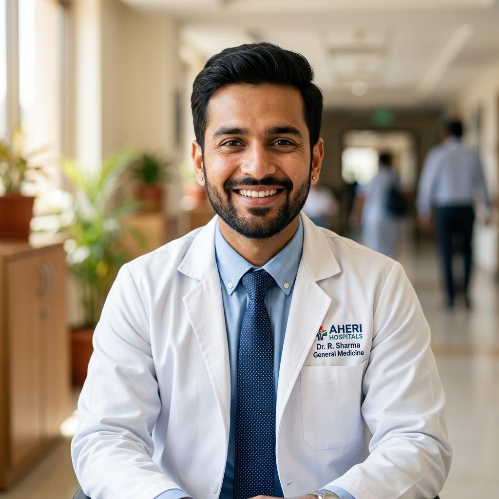 Smiling doctor
